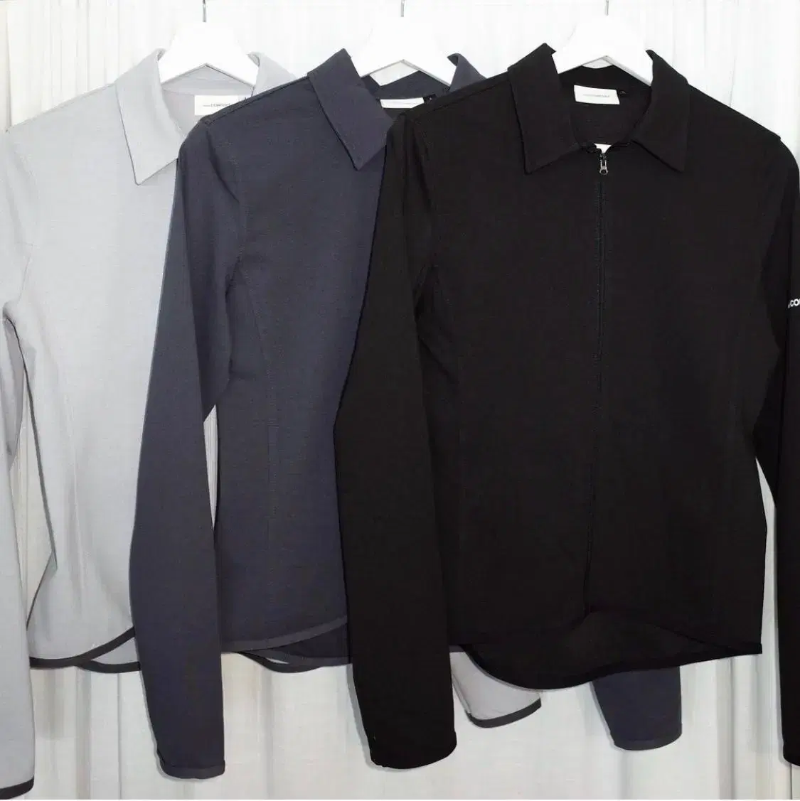 jichoi 지초이 23-002 집업 zip shirt 그레이 grey | 브랜드 중고거래